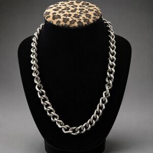 Vintage HS Germany Sprenger Silver Tone Chunky Chain
